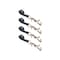 Tie 4 Safe 2" x 10' Tie Down Strap w/ TJ Cluster Hook for Wrecker Tow Truck Auto Hauling Black, 4PK TWS65-5210-TJ-BLK-4 - alternate 1